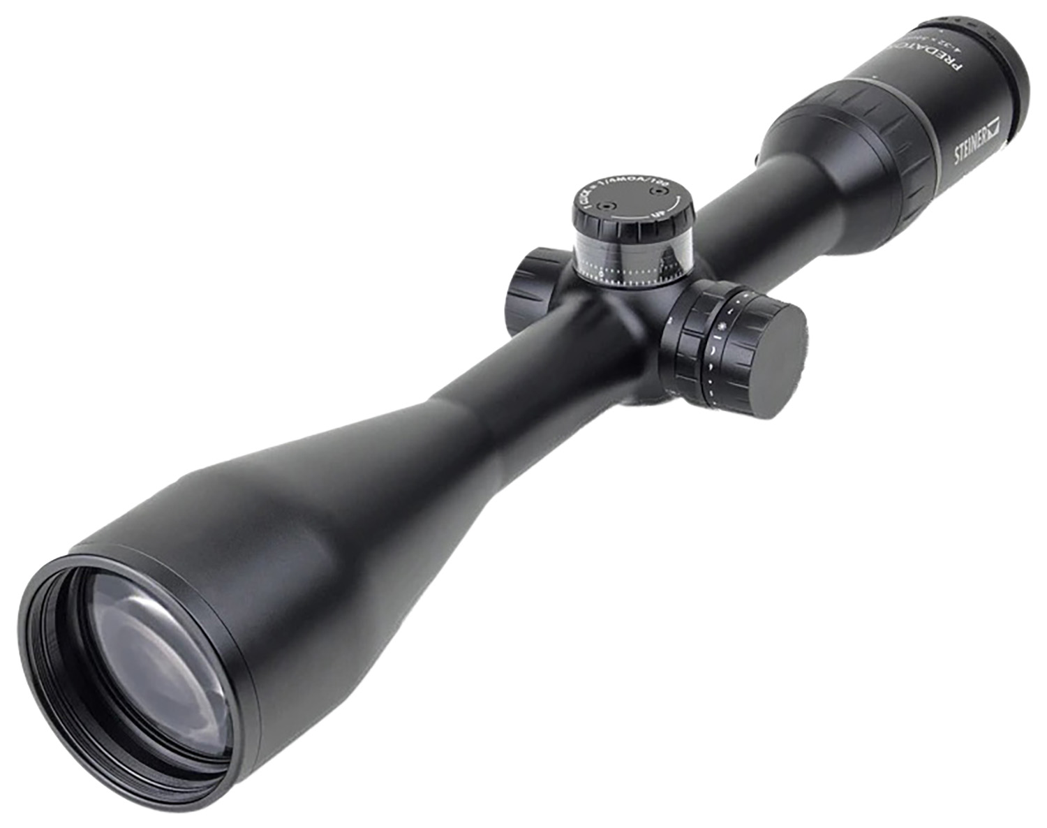 Steiner 3004 Predator Black 4-32x56mm 30mm Tube Illuminated E3 Ballistic Reticle Second Focal Plane