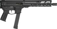 CMMG 99A806DAB Dissent MKGS 9mm Luger 33+1 10.50", Black, Picatinny Brace Adapter, 5.50" M-LOK Handguard, Left Side Charging Handle, Zeroed Linear Comp, Zeroed Drop-In Single Stage Trigger