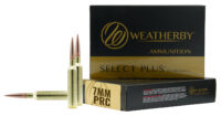 Weatherby F7PRC150SCO Select Plus 7mmPRC 150gr Swift Scirocco 20 Per Box/10 Case