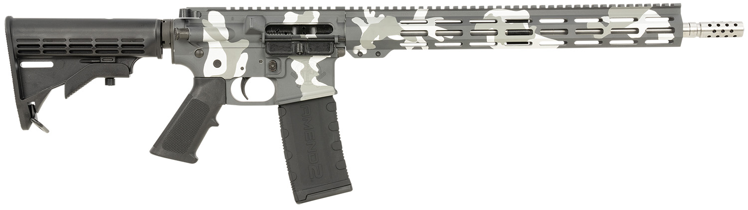 Great Lakes Firearms GL15223SSMU AR-15 Mission 223 Wylde 30+1 16", Urban Camo Rec/15" M-Lok Handguard, Black Carbine Stock & A2 Grip, Muzzle Brake