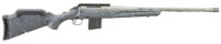 Ruger 46911 American Gen II Full Size 6.5 Grendel 10+1 20" Cobalt Cerakote Threaded Barrel, Picatinny Rail Steel Receiver, Gray Splatter Adjustable Synthetic Stock