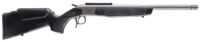 CVA CR4438S Scout Takedown 350 Legend 1rd 22" Stainless Fluted Threaded Barrel, Stainless Steel Receiver w/Picatinny Rail, Adj Comb & LOP Black Synthetic Stock