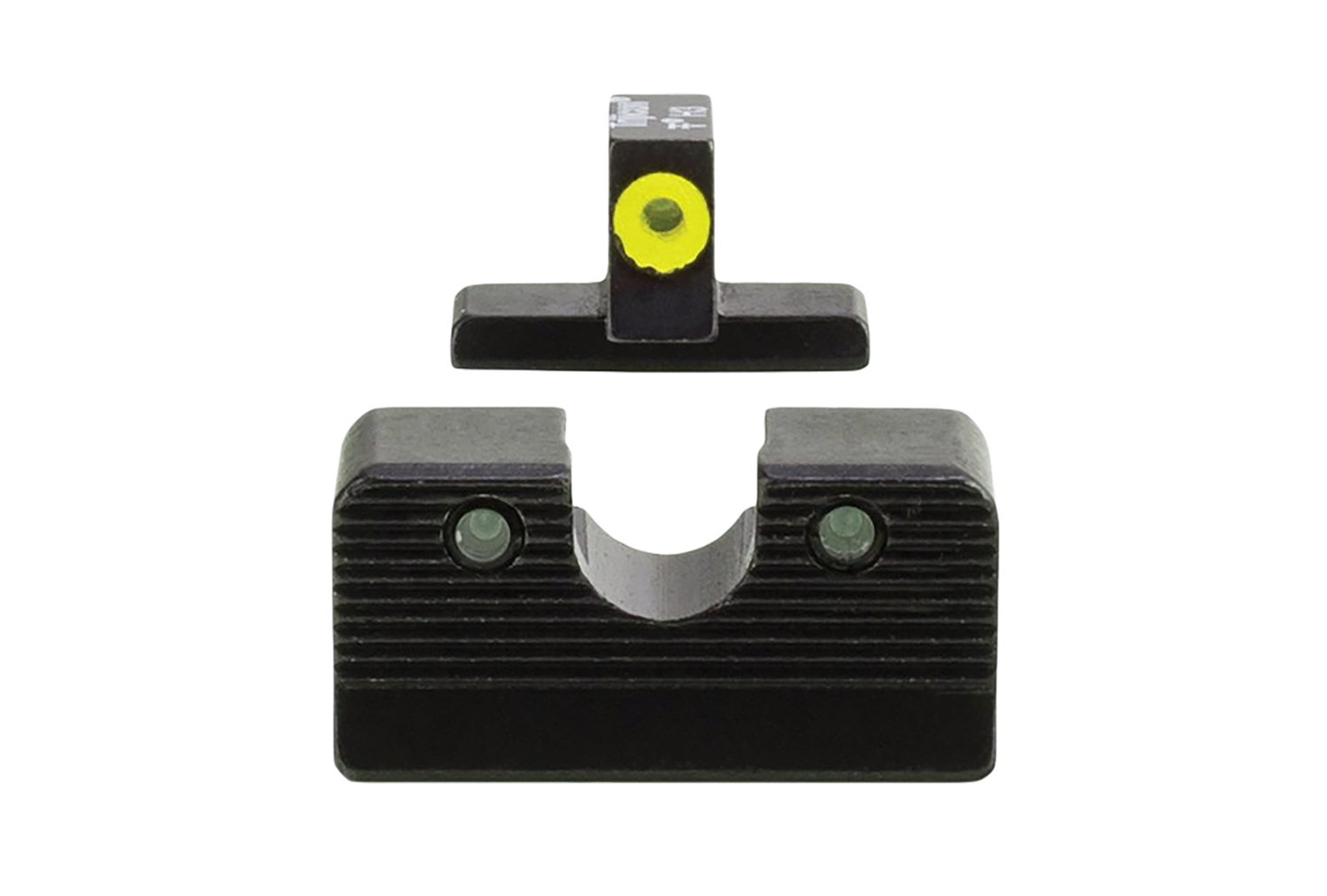 Trijicon 600999 HD XR Night Sight Set Green Tritium/Yellow Outline Front, Green Tritium Rear, Black Frame, Fits FN 509