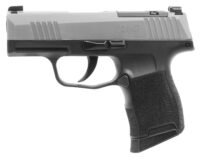 Sig Sauer 3659SXR3P P365X Micro-Compact Frame 9mm Luger 10+1 3.10" Steel Barrel, Stainless Steel Optic Ready/Serrated Slide, Black Stainless Steel Frame w/Accessory Rail, Polymer Grip