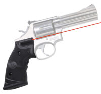 Crimson Trace 011290 Lasergrips  Fits S&W K & L Frames Round Butt, Red Laser 633nM Wavelength 5mW Output, Black Polymer