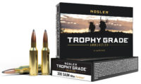 Nosler 60061 Trophy Grade 300RemSAUM 165gr Nosler Spitzer Partition 20 Per Box/10 Case