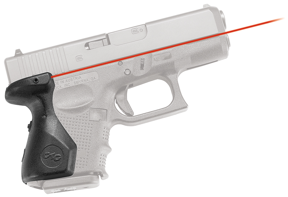 Crimson Trace 0132501 Lasergrips Compatible w/ Glock Gen4 25/27/33, Red Laser Black Polymer