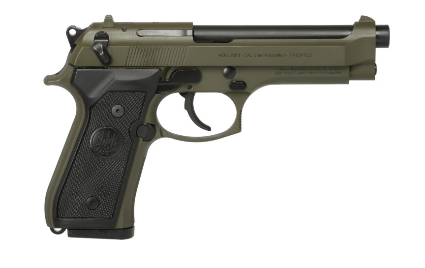 BERETTA 92FS 9MM OD GREEN 4.9" 10+1