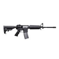 Bushmaster M4 Patrolman's Flat Top Rifle 5.56 NATO 10rd Magazine 16" Barrel Black CA Compliant