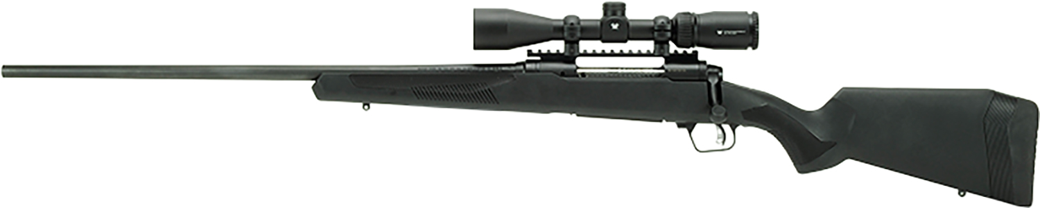 Savage Arms 57321 110 Apex Hunter XP 7mm-08 Rem 4+1 20", Matte Black Metal, Synthetic Stock, Vortex Crossfire II 3-9x40mm Scope, Left Hand