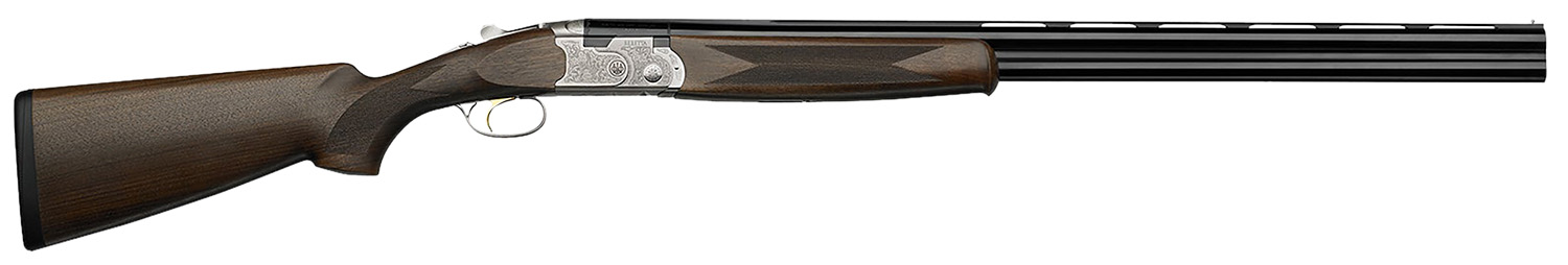 Beretta USA J686FM8 686 Silver Pigeon I 28 Gauge 2.75" 2rd 28" Blued Barrel, Nickel Engraved Metal Finish & Oiled Walnut Fixed Checkered Stock