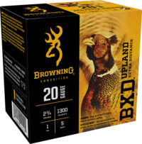 Browning Ammo B193512025 BXD Upland 20Gauge 2.75" 1oz 5Shot 25 Per Box/10 Case