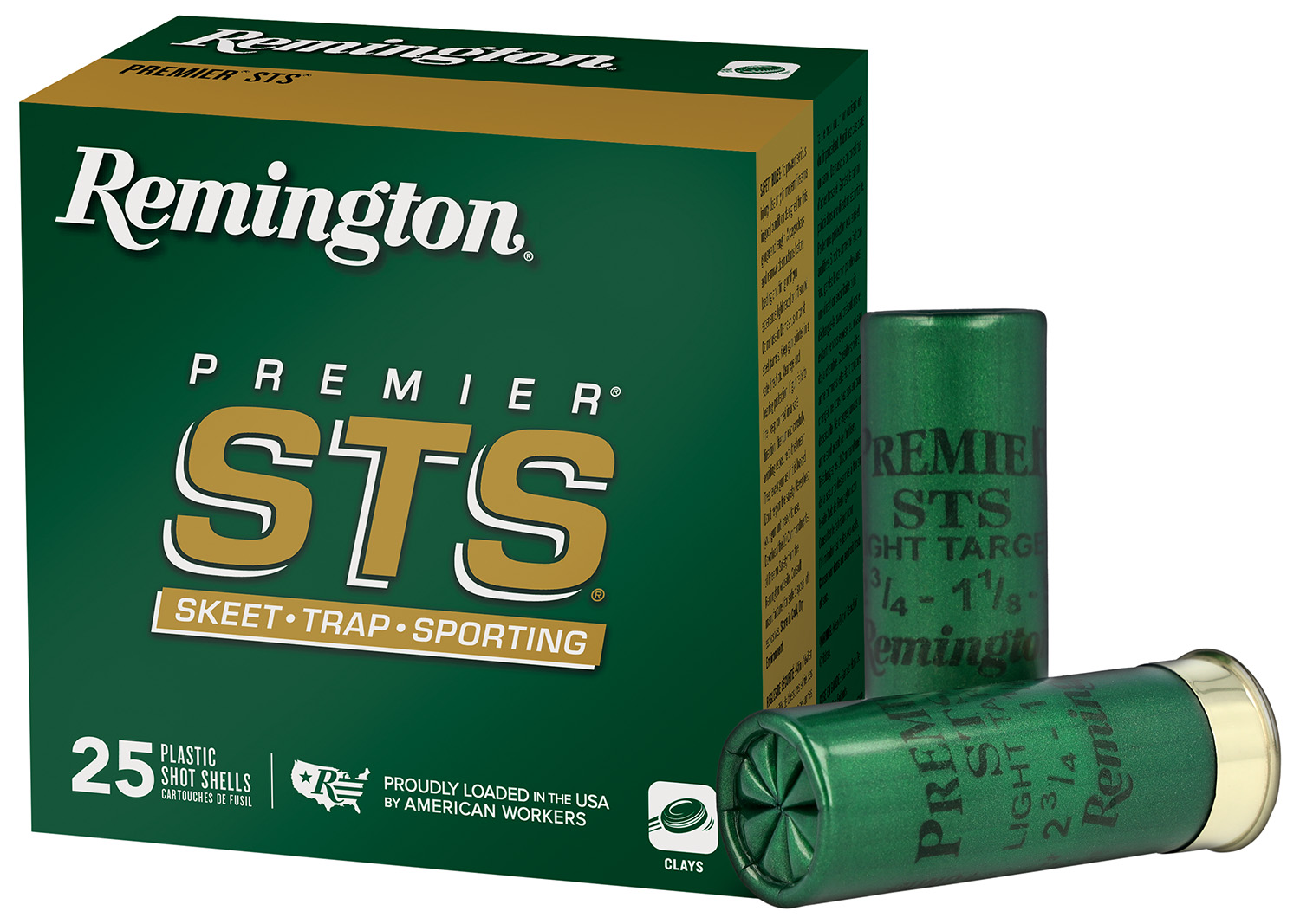 Remington Ammunition 20114 Premier STS 12 Gauge 2.75" 1 1/8 oz 8.5 Shot 25 Per Box/ 10 Cs
