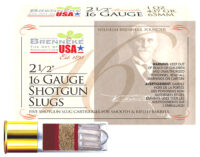 Brenneke SL162BR Brenneke 16 16Gauge 2.50" 1oz Slug Shot 5 Per Box/50 Case