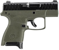 Beretta USA JAXN9278A1 APX A1 Carry Micro-Compact Frame 9mm Luger 8+1 3" Blued Steel Barrel, Black Serrated Steel Slide, OD Green Polymer Frame, Polymer Grip