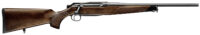 Sauer 80117660 505 Lux Full Size 6.5 PRC 3+1 24" Matte Blued Threaded Barrel, Matte Blued Saddle Mount Steel Receiver, Grade 5 Wood Fixed Stock