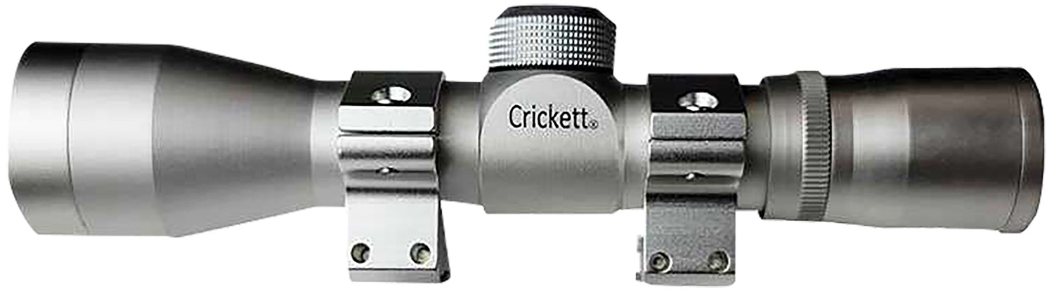 Crickett KSA054S Compact Silver 4x32mm, Includes Rings