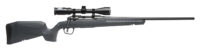 Savage Arms 32181 Axis 2 XP Combo Full Size 30-06 Springfield 4+1 22" Black Sporter Barrel, Black Carbon Steel Receiver Drilled & Tapped, Gray Fixed Synthetic Stock, Weaver 3-9x40mm Scope, Right Hand