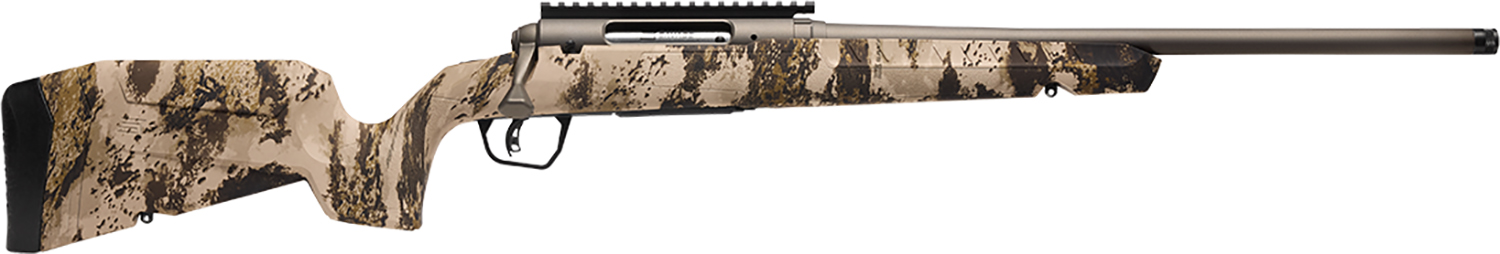 Savage Arms 32322 Axis 2 Pro 400 Legend 4+1 20" Gun Metal Bronze Cerakote Heavy Sporter Threaded Barrel & Picatinny Rail Carbon Steel Receiver, Fixed Western Camo Synthetic Stock, Right Hand
