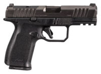 Rost Martin RM1CBLKOSP10CA RM1C *CA Compliant 9mm Luger 10+1 4" Black Compensated Match Grade Barrel, Black Tenifer Optic Ready/Serrated Steel Slide, Black Textured Grip