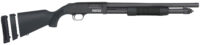 Mossberg 51609 590S 12 Gauge Pump 3" 10+1 18.50" Matte Blued Heavy Walled Barrel, Drilled & Tapped Black Receiver, Fixed Black Synthetic Stock
