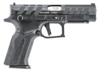 Grand Power 8588005808668 Q100 Mk23 9mm Luger 15+1 4.25" Stainless Rotating Barrel, Black Steel Optic Ready/Serrated Slide, Black Steel Frame w/Accessory Rail & Beavertail, Textured Grip