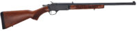 Henry H0154570 Single Shot  45-70 Gov Caliber with 1rd Capacity, 22" Barrel, Overall Blued Metal Finish & American Walnut Stock, Right Hand (Full Size)
