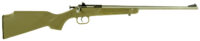 Crickett KSA2243 My First Rifle  Youth 22 LR 1rd 16.13" Stainless Steel Barrel, Blued Drilled & Tapped Receiver, Desert Tan w/Webbing Fixed Synthetic Stock, Right Hand