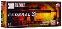 Federal F300BMSR2 Fusion MSR 300Blackout 150gr Bonded Soft Point 20 Per Box/10 Case