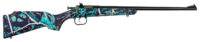 Crickett KSA2172 Youth  22 LR 1rd 16.12" Blued Barrel & Receiver, Fixed Front/Adjustable Rear Peep Sights, Muddy Girl Serenity Synthetic Stock w/11.5" LOP, Rebounding Firing Pin Safety