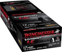 Winchester Ammo S17HMR1LF Varmint LF 17HMR 15.5gr Polymer Tip NTX 50 Per Box/20 Case
