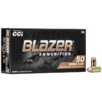 CCI Blazer Brass Handgun Ammunition .380 ACP 95 gr FMJ 945 fps 50/box