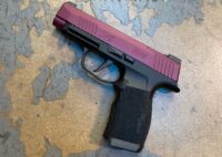 SIG SAUER P365-380 HGA 380 AUTO 3.1IN BBL SF XR3 POLY BLK 2 10RD MAGS CERAKOTE WILD CHERRY SLIDE