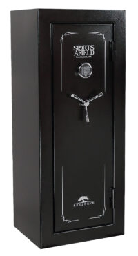 Sports Afield SECSA5924P Preserve SA5924P Electronic Keypad/Key Entry Black Textured Steel Holds 24 + 4 59" H x 24" W x 20" D Fireproof- Yes