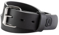 1791 Gunleather BLT014044SBLA 01  Gun Belt Stealth Black Leather 40/44 1.50" Wide Buckle Closure