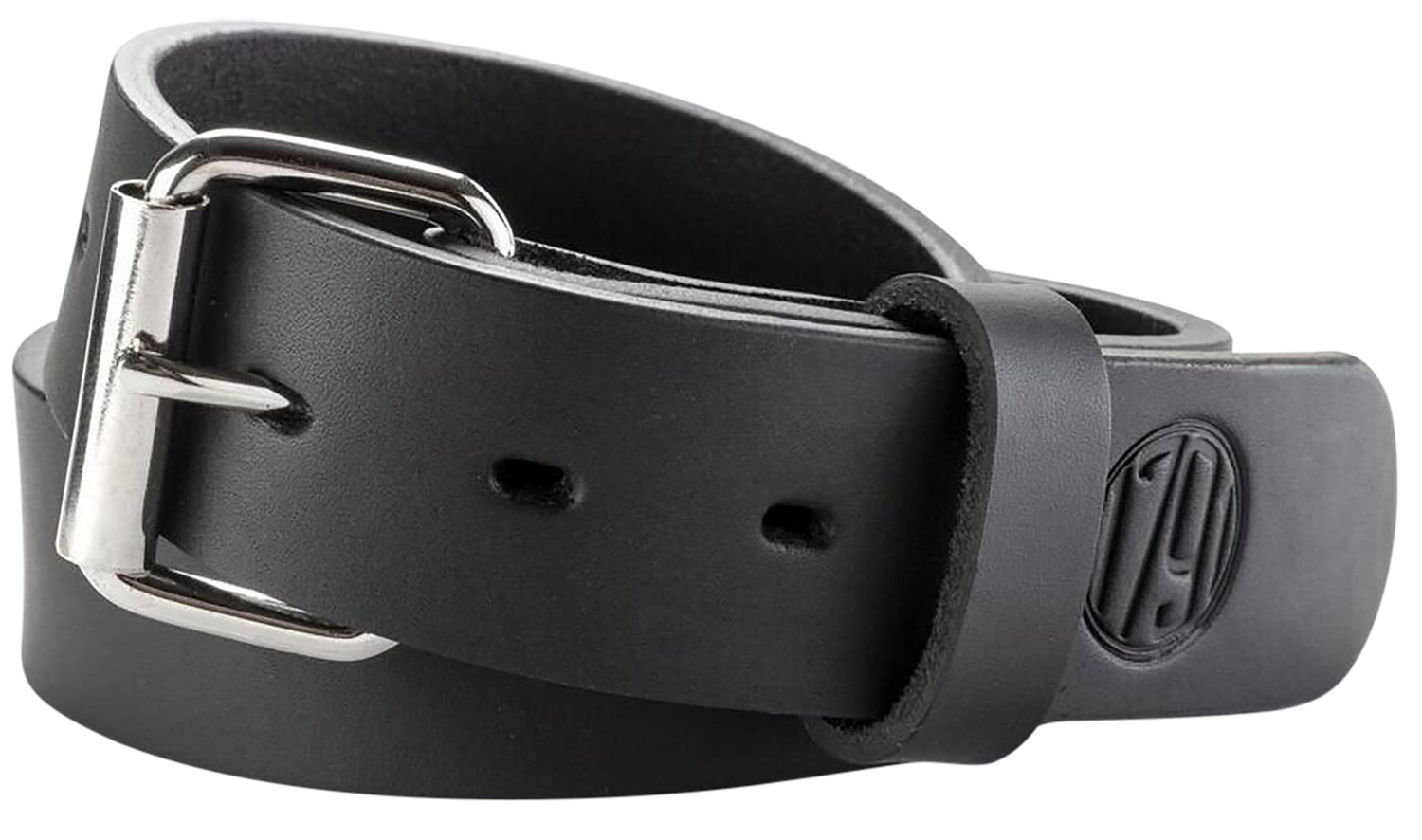 1791 Gunleather BLT014044SBLA 01 Gun Belt Stealth Black Leather 40/44 1.50" Wide Buckle Closure
