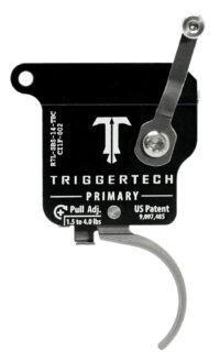 TriggerTech R7LSBS14TBC Primary Single-Stage Traditional Curved Trigger with 1.50-4 lbs Draw Weight for Remington 700 Left