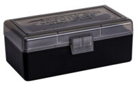 Berry's 92948 Ammo Box  38Special/357Mag Smoke/Black Polypropylene 50rd