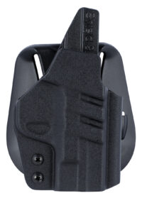 1791 Gunleather TACPDHOWBSHIELDBLKR Tactical Kydex OWB Black Kydex Paddle Fits S&W M&P Shield/S&W M&P Shield Plus