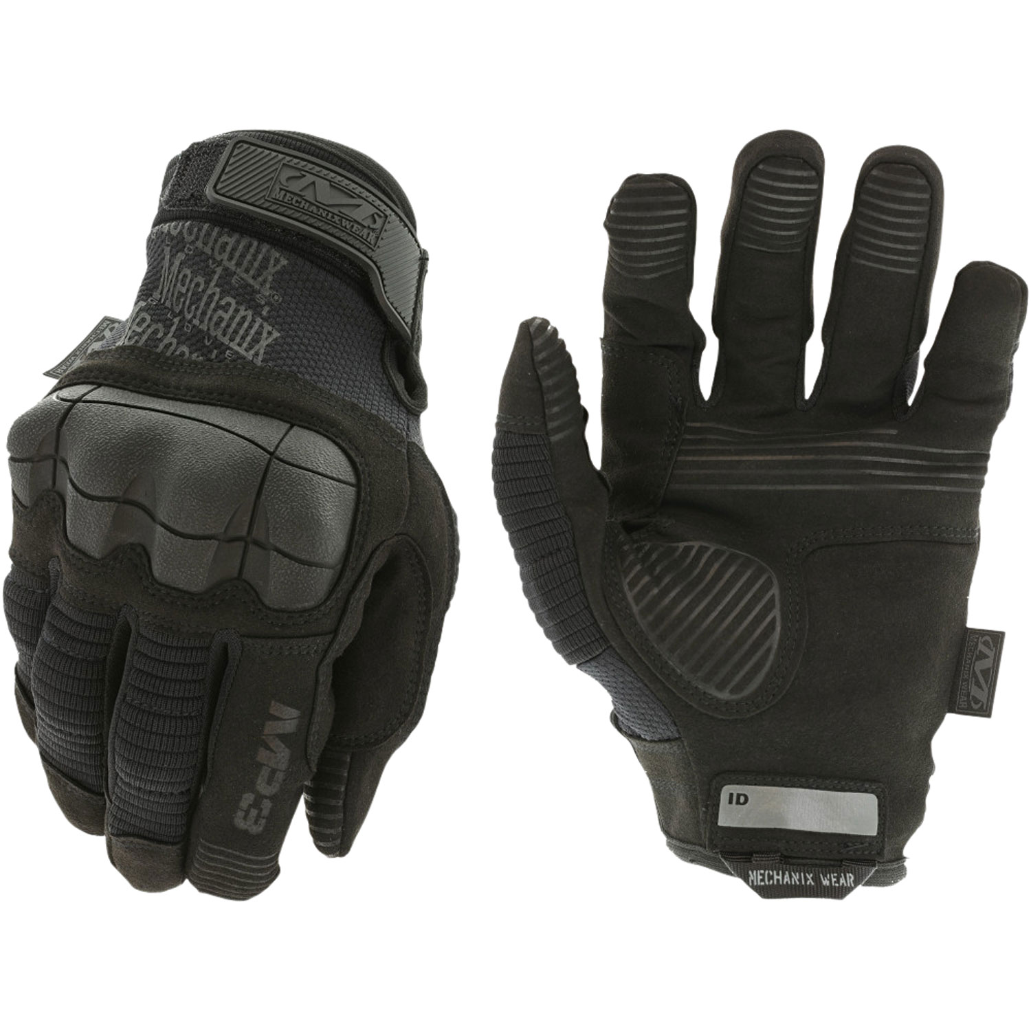 Mechanix Wear MP355012 M-Pact 3 Black Synthetic Leather 2XL Velcro Closure