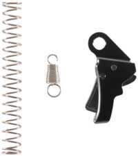 Apex Tactical 115112 Action Enhancement  Curved Trigger w/ 5-5.50 lbs Draw Weight & Black Finish for Springfield Hellcat