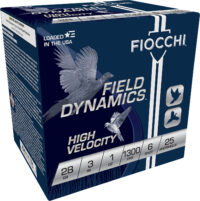 Fiocchi 283HV6 Field Dynamics High Velocity 28Gauge 3" 1oz 6Shot 25 Per Box/10 Case