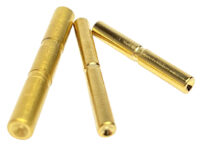 Cross Armory CRG5PSGD 3 Pin Set Dimpled Compatible w/Glock 17/19/26/34 Gen5 Gold Steel