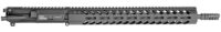 HM Defense 16MBUP556L MonoBloc Upper  223 Remk, 5.56x45mm NATO 16" Black Cerakote Barrel 7075-T6 Aluminum Black Anodized Receiver, 15" M-LOK Free-Float Handguard with Long Rail for AR-15