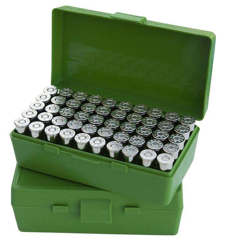 MTM CASE GARD FLIP-TOP BOX CARTRIDGE 38/357 RED 50RD ( 24 PER CASE )