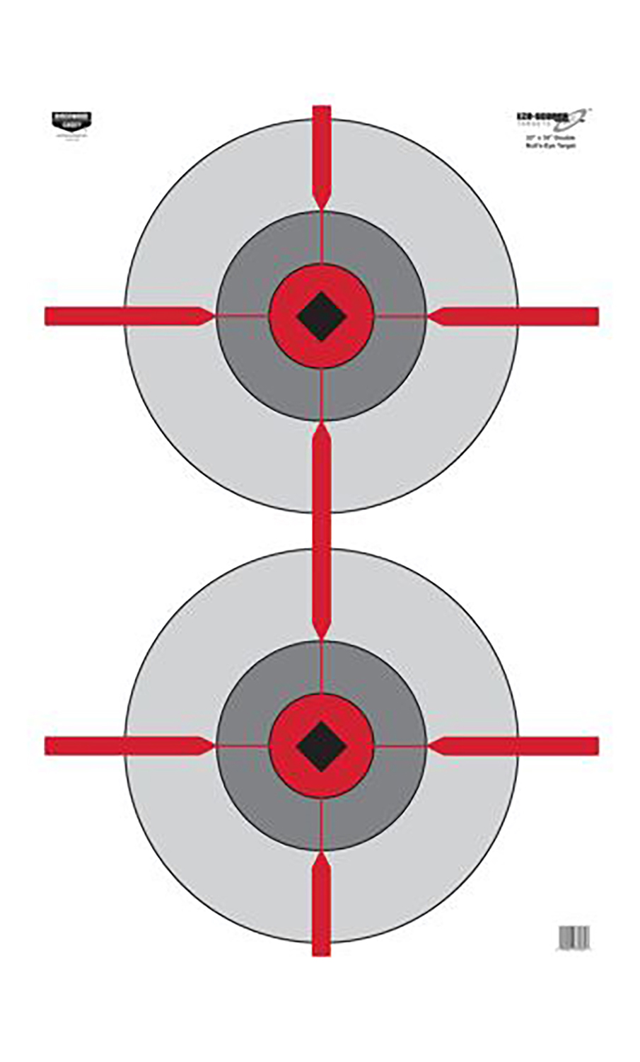 Birchwood Casey 37031 EZE-Scorer Bullseye Paper Target 23" x 35" 100 Per Pkg