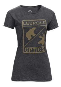Leupold 170560 Women's L Optics Graphite Cotton/Polyester Short Sleeve Large
