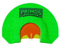 Primos PS1267 The Lucy  Diaphragm Call Triple Reed Turkey Hen Sounds Attracts Turkey Green Plastic Bat Cut