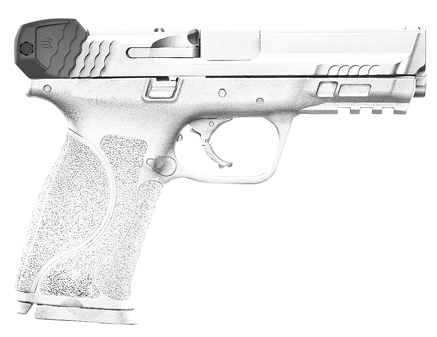 Recover Tactical MCH01 Upper Charging Handle Compatible w/S&W M&P, Black Polymer, Ambidextrous