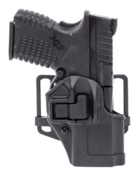 Blackhawk 410576BKR Serpa CQC OWB Size 76 Black Polymer Belt Loop/Paddle Compatible w/ Glock 48 w/wo Rail Right Hand